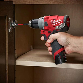 Milwaukee aku set - vibraciona bušilica-odvijač 12V + aku alat za pop nitne 12V + punjač + 2 baterije + kofer M12 FPP2S-422X SET (MIL 4933471682)