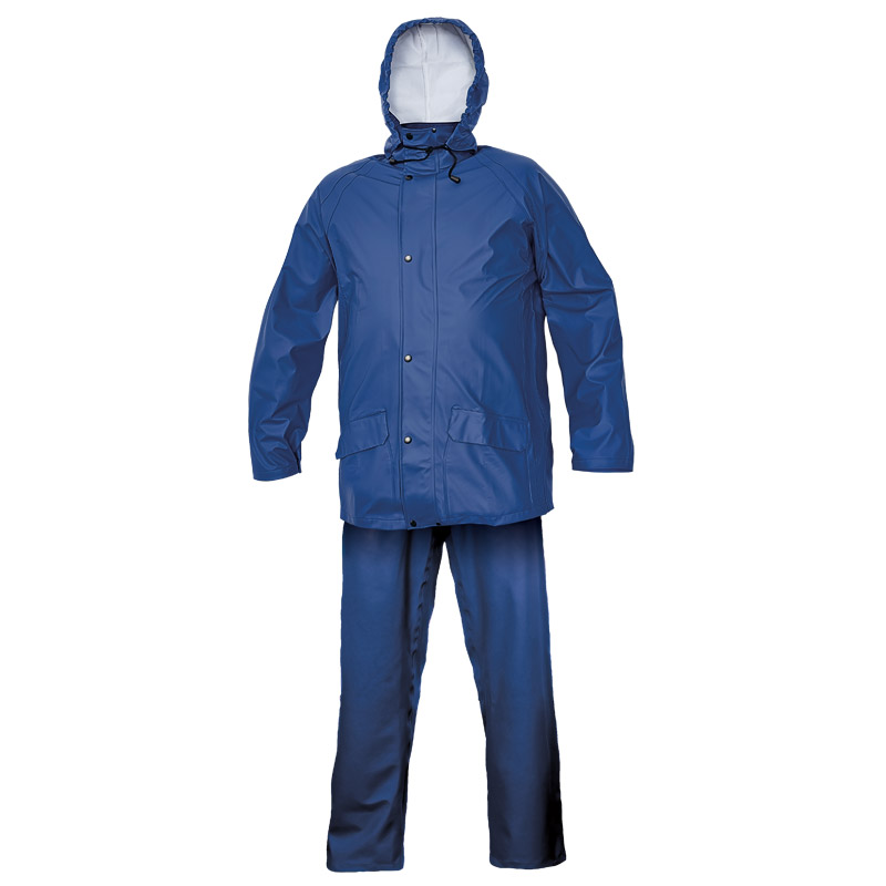 Siret vodootporno dvodelno kišno odelo - poliester sa slojem PU, sertifikovano (OD-283-x)