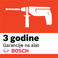 Bosch profesionalni alati 3 godine garancije