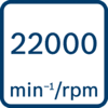 Bosch GGS 18 V-LI Broj obrtaja bez opterećenja 22000 o/min 