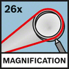 Bosch GOL 26 D Magnetification 26x Povećanje do 26x