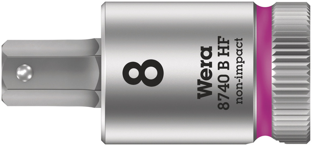Wera 003032 8740 B HF Zyklop Bit Socket With Holding Function 3/8" Drive X 4.0mm Hex-Plus X